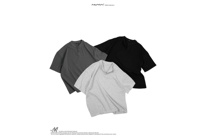 26+ Civ. Waffle knit Henley tee (15)