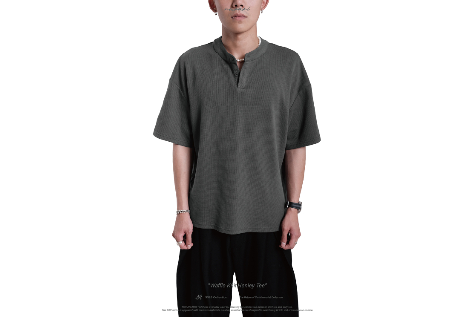 26+ Civ. Waffle knit Henley tee (8)