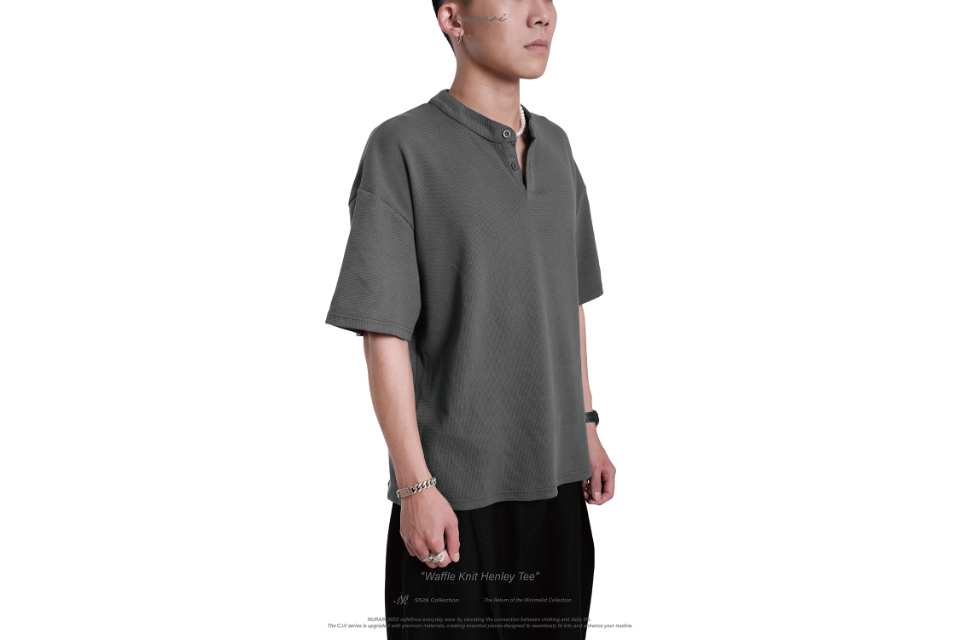 26+ Civ. Waffle knit Henley tee (9)