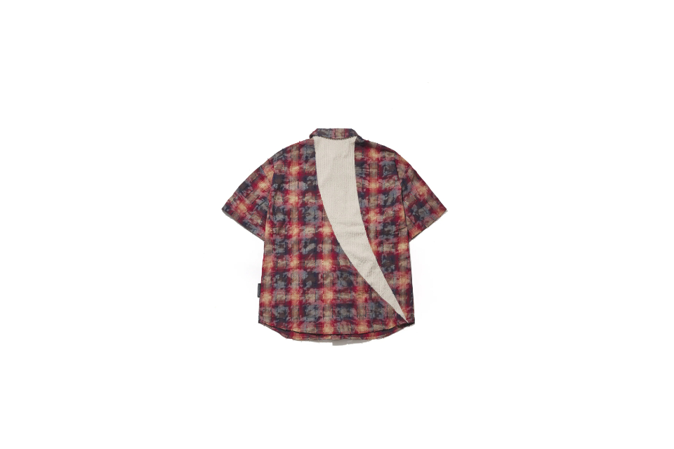 AES Reconstructed Scythe Washed Distressed Plaid Shirt (10)
