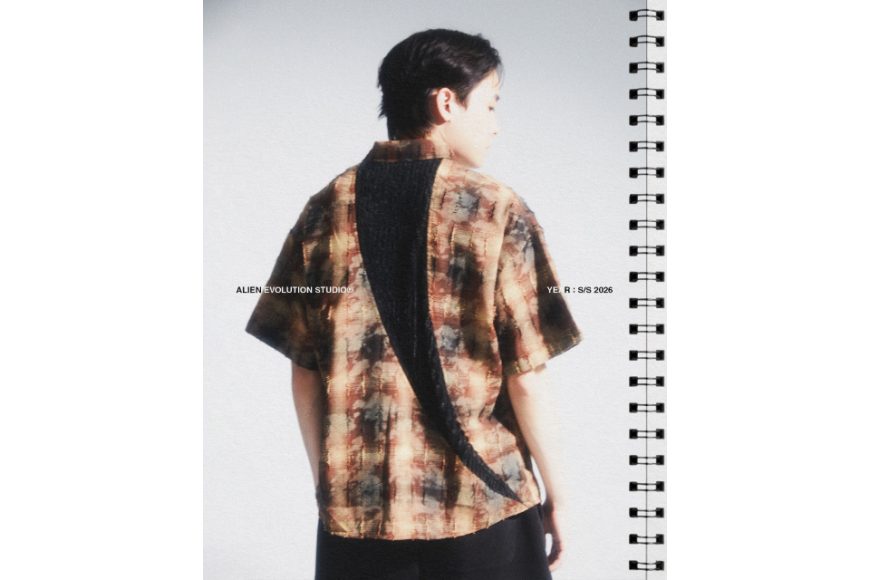 AES Reconstructed Scythe Washed Distressed Plaid Shirt (2)