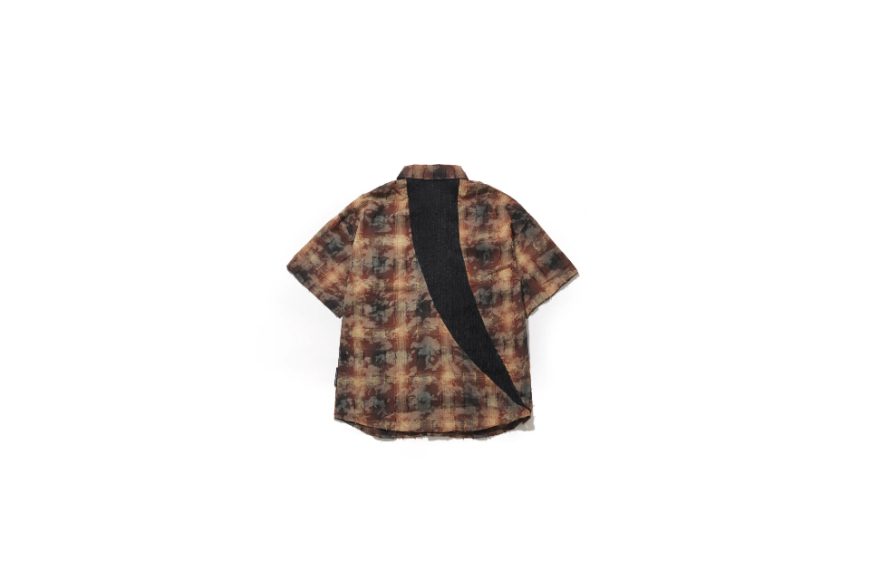 AES Reconstructed Scythe Washed Distressed Plaid Shirt (6)