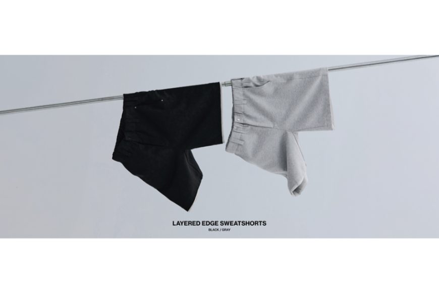Layered Edge Sweatshorts (1)