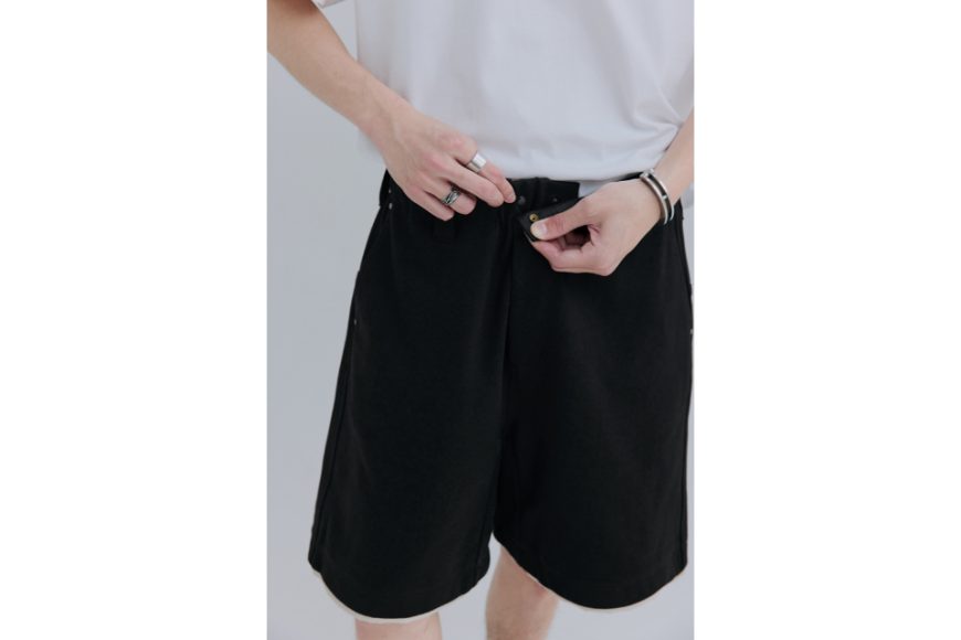 Layered Edge Sweatshorts (7)