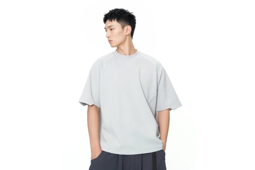 S26-PR-T3 Light Grid Waffle T-shirt (5)
