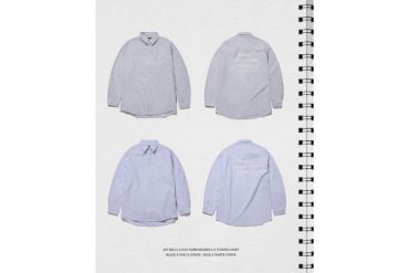 Skull Logo Embroidered LS Striped Shirt (0)