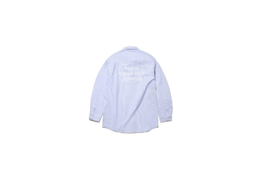 Skull Logo Embroidered LS Striped Shirt (12)