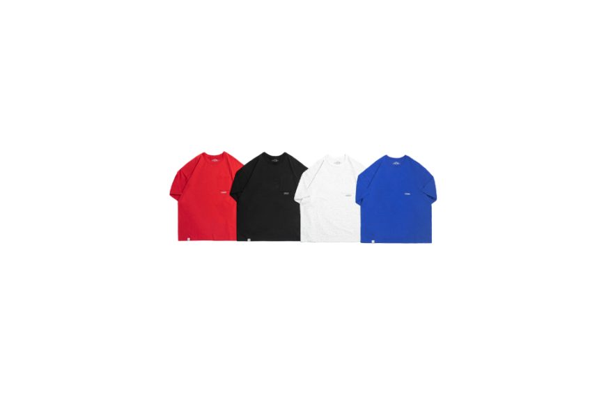 Text-Print Pocket T-Shirt (1)