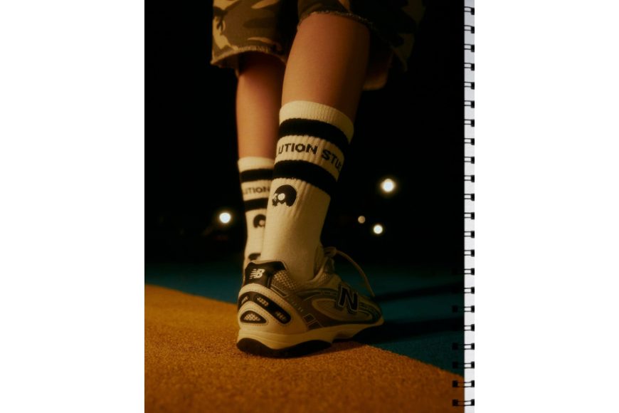 AES Skull Logo Double Striped Socks (2)