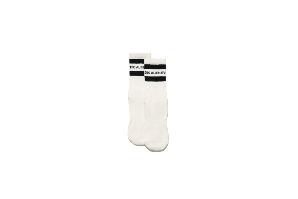 AES Skull Logo Double Striped Socks (3)