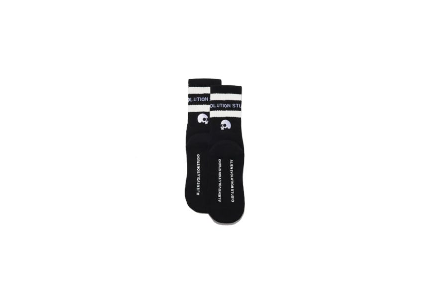 AES Skull Logo Double Striped Socks (6)