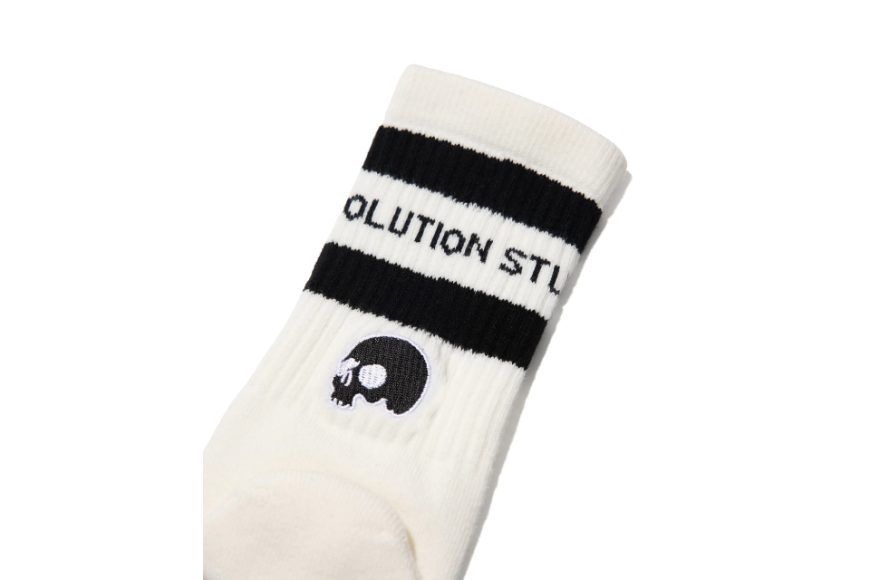 AES Skull Logo Double Striped Socks (7)