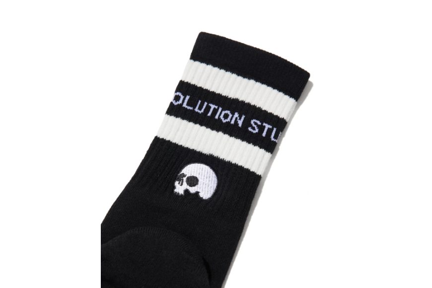 AES Skull Logo Double Striped Socks (9)