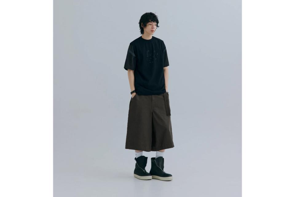 Cropped Drapey Baggy Pants (2)