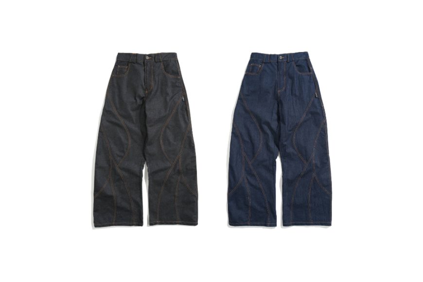 S26-SD3-P Race Line Denim Pants (0)