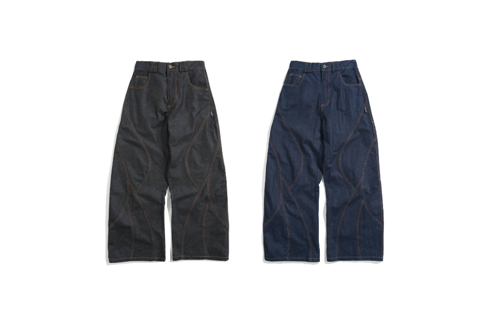S26-SD3-P Race Line Denim Pants (0)