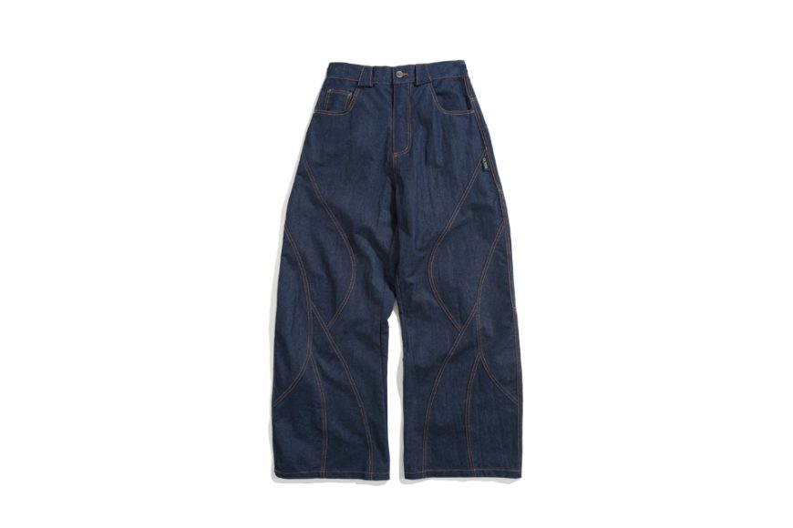 S26-SD3-P Race Line Denim Pants (11)