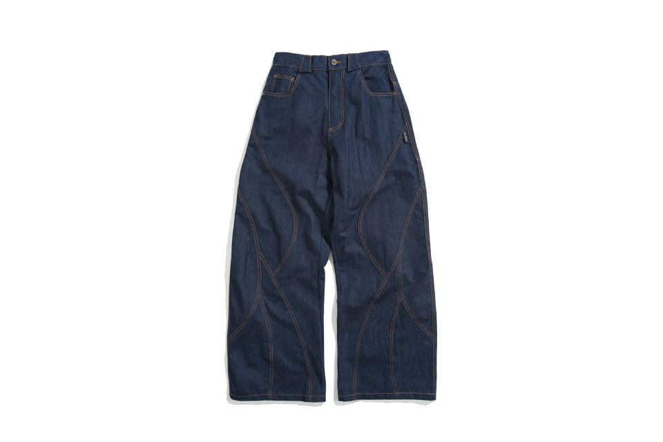 S26-SD3-P Race Line Denim Pants (11)