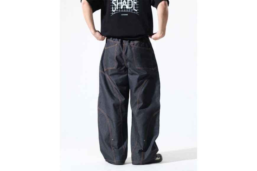 S26-SD3-P Race Line Denim Pants (2)