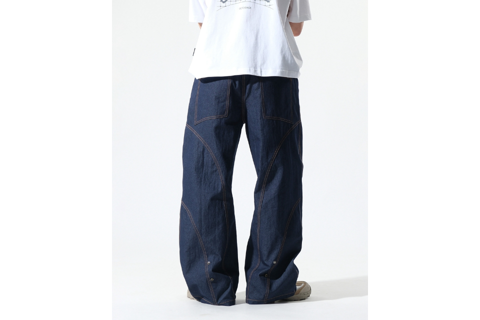 S26-SD3-P Race Line Denim Pants (6)