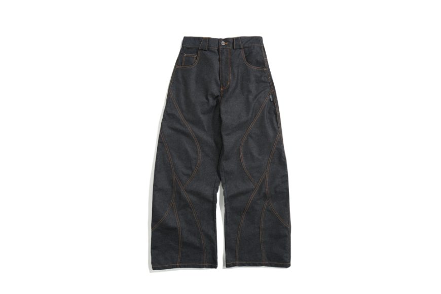 S26-SD3-P Race Line Denim Pants (9)