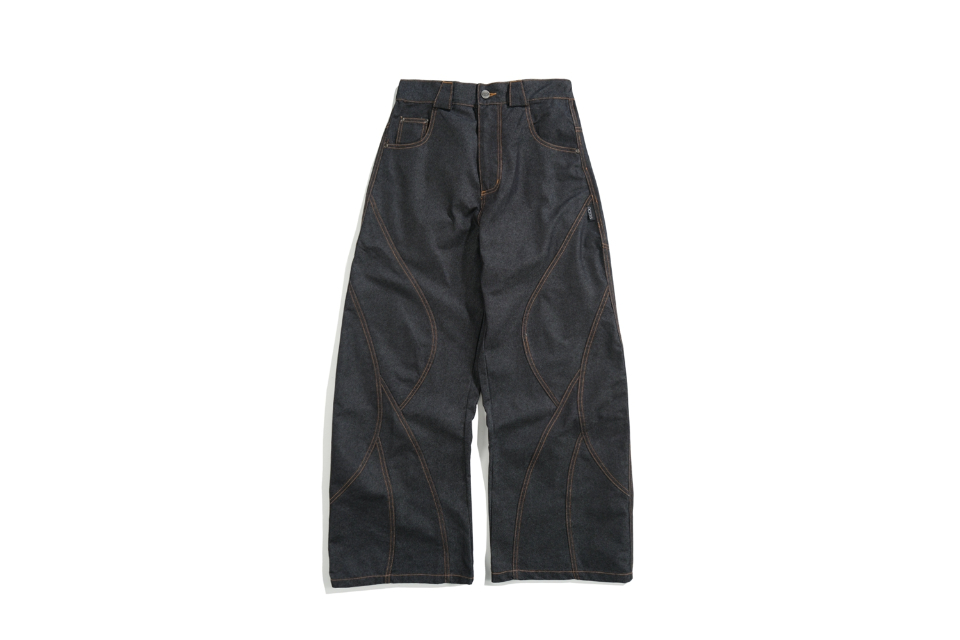 S26-SD3-P Race Line Denim Pants (9)