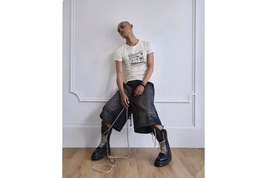 re Reconstructed Carpenter Layered Shorts (1)